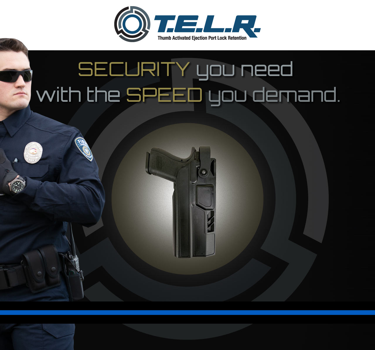 level 3 retention duty holster for glock